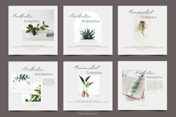 Download Minimalist Aesthetic Feeds Theme Vector - Premium Resources