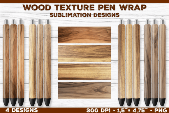 Download Wood Texture Pen Wrap Sublimation Design - Pen wrap Collection
