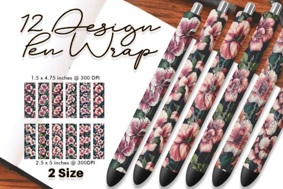 Download Hibiscus Flower Pen Wrap - Pen wrap Collection