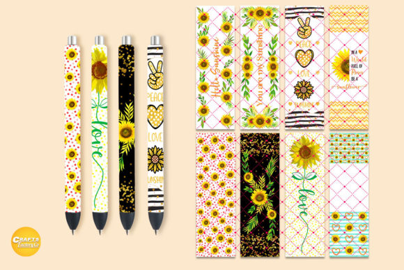 Download Pen Wrap Sunflower - Pen wrap Collection