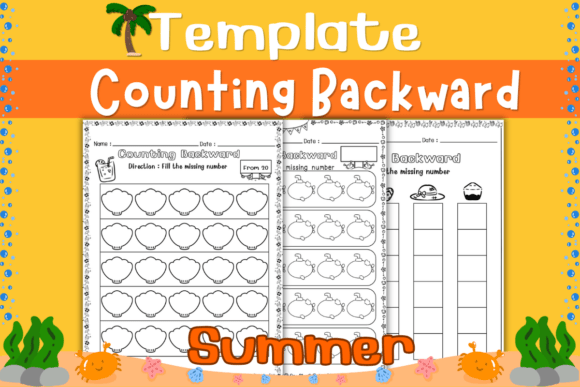 Download Template Summer Counting Backwards - Premium Resources